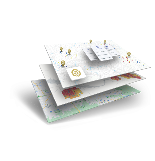 Stacked View of Maps