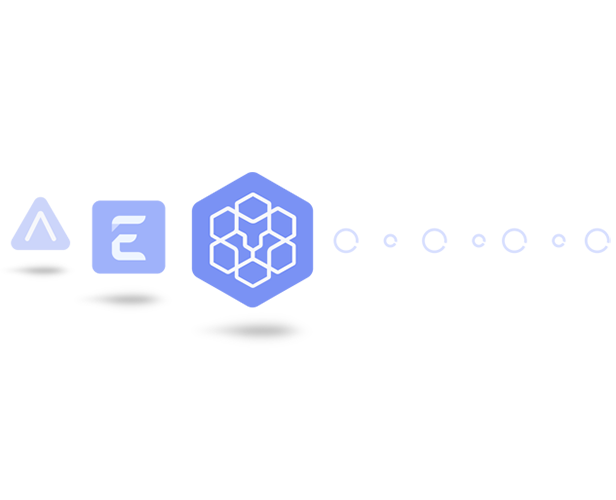 Graphic showing progression from various brands